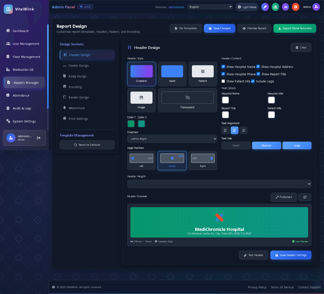 Reports & Analytics Configuration