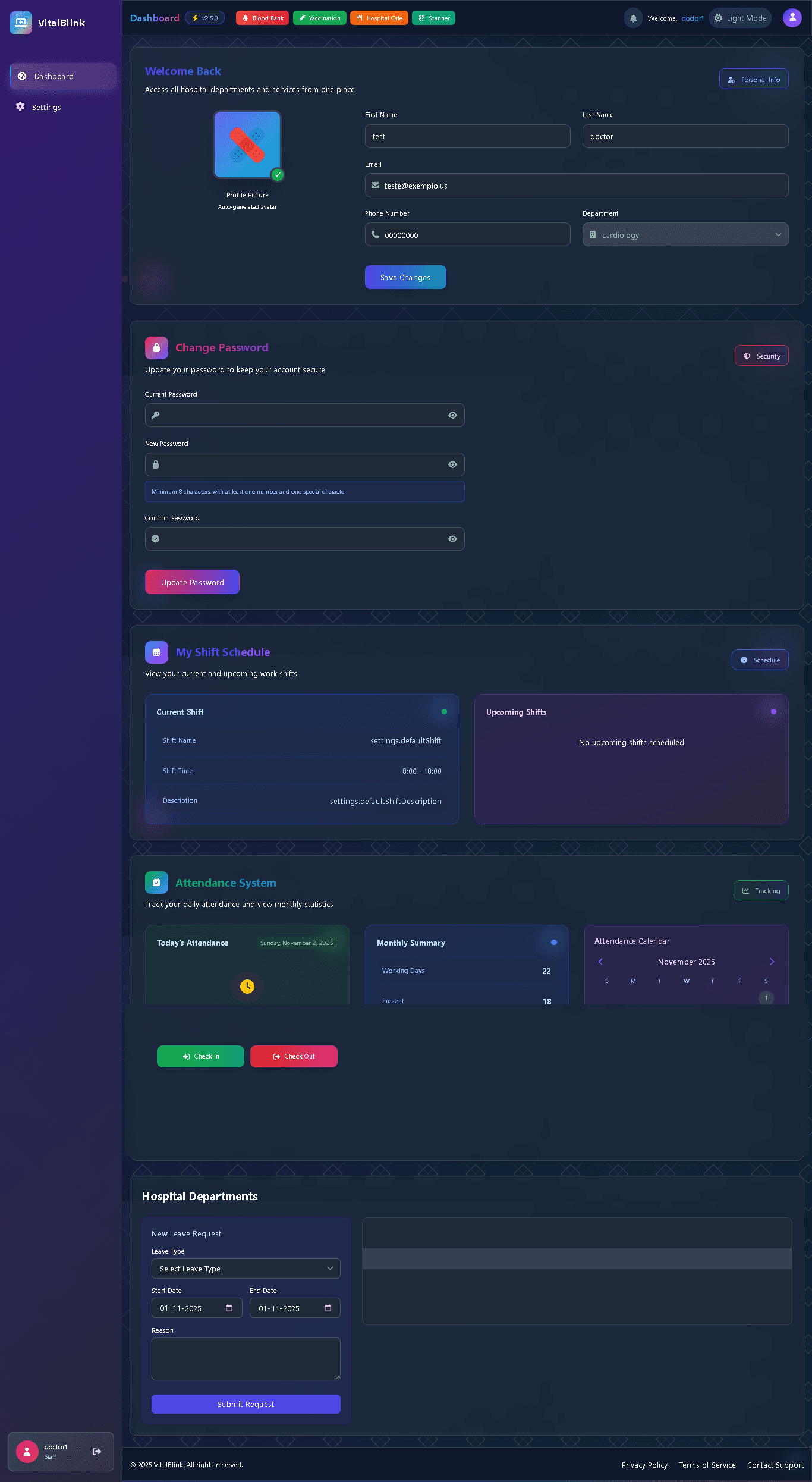 User Settings & Preferences