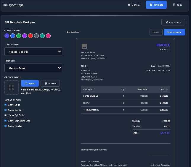 Billing Configuration