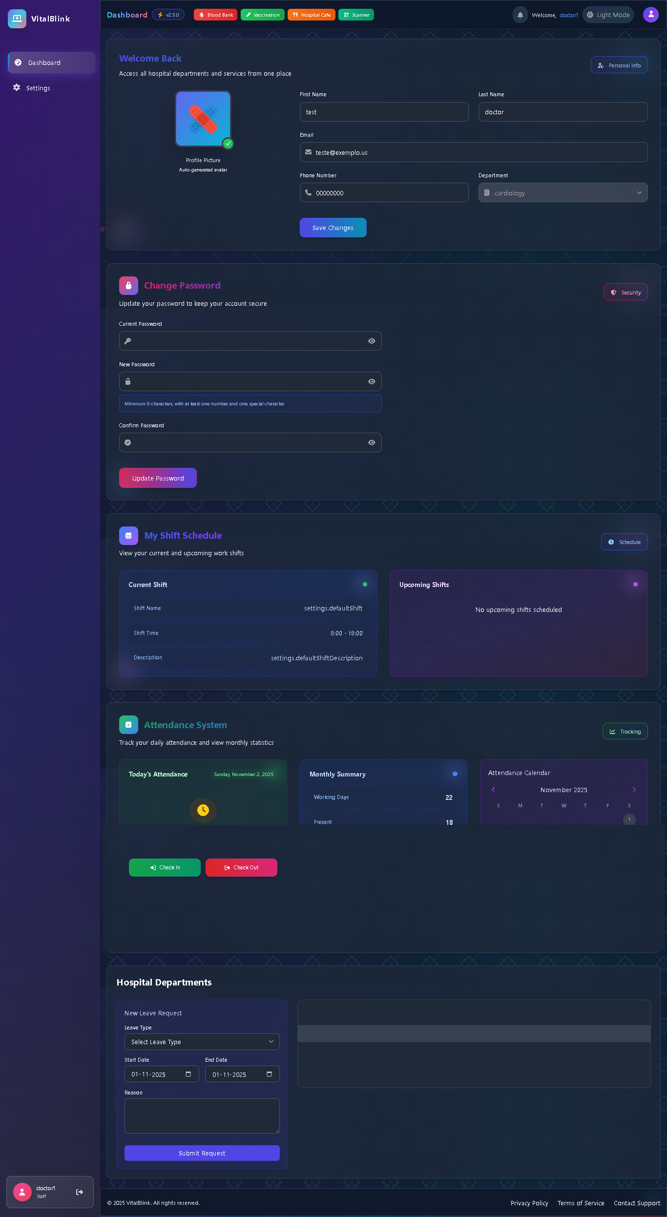 User Settings & Preferences